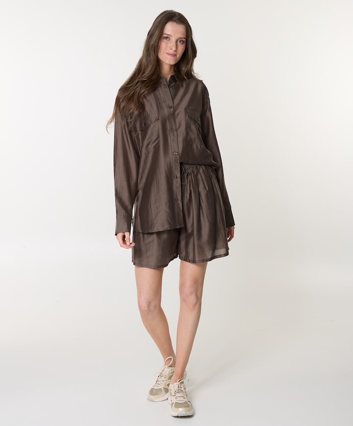 GZsiora HW dames korte broek bruin