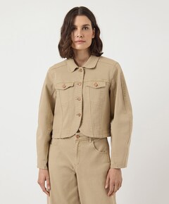 Dames spijkerjas  beige