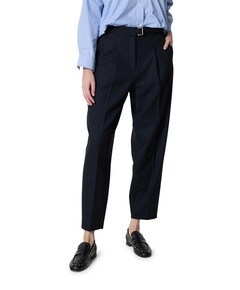 Elaine pleat dames broek blauw