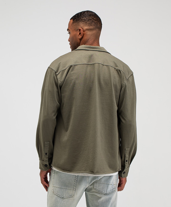 Heren overshirt groen