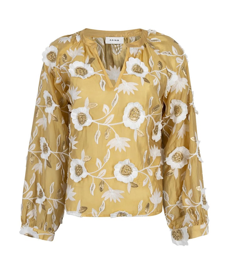 Dames blouse goud