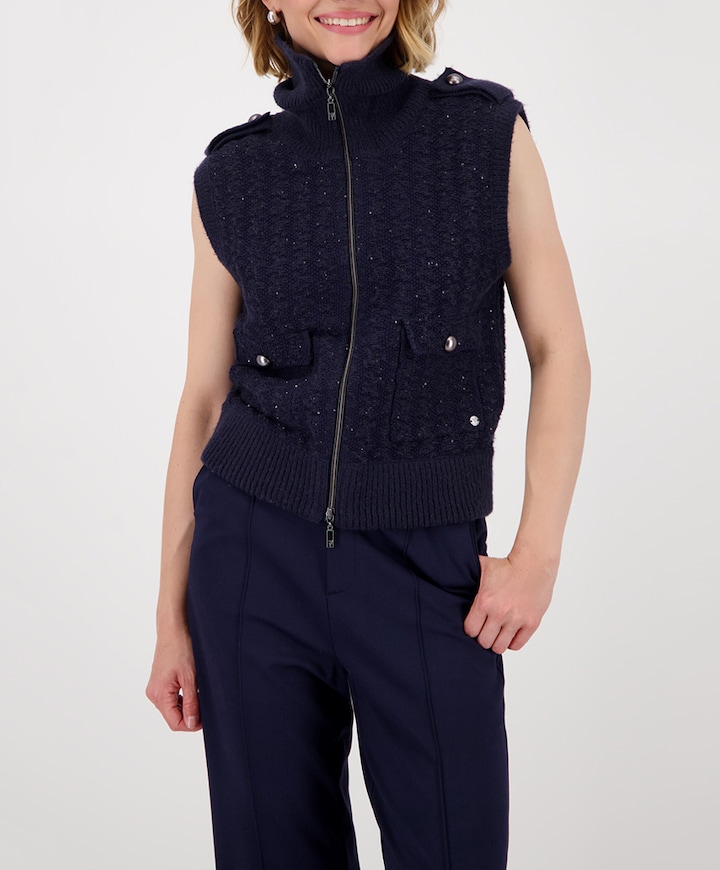 Gilet blauw