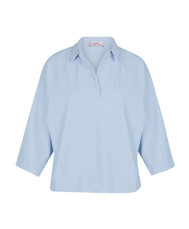 Dames polo blauw