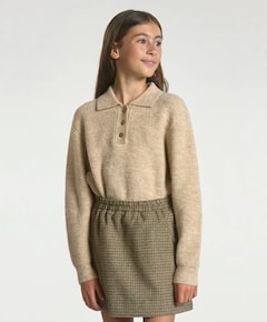 Meisjes sweater beige