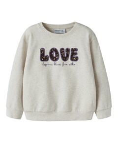 Meisjes sweater beige