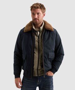 Heren jas blauw