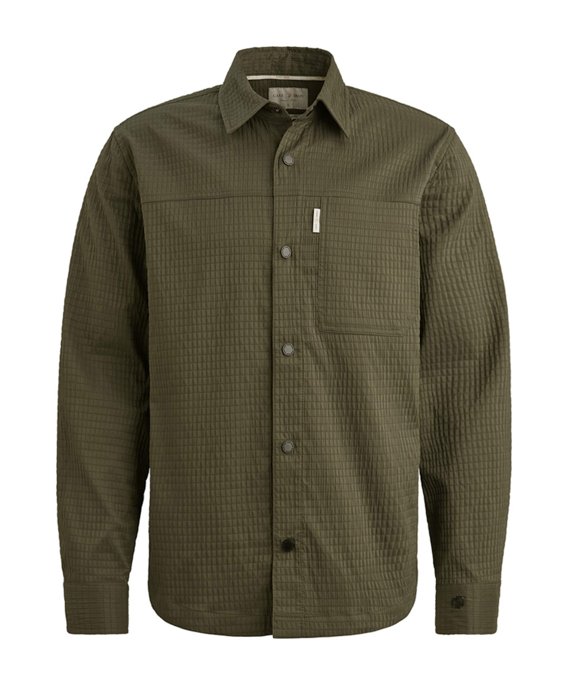 Heren overshirt groen