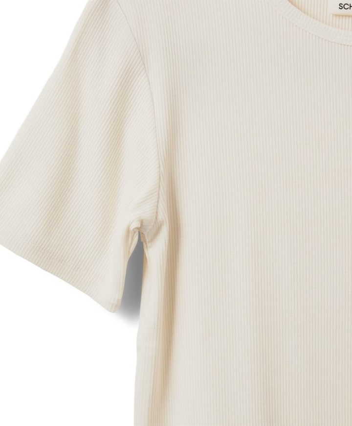 Meisjes T-shirt ecru