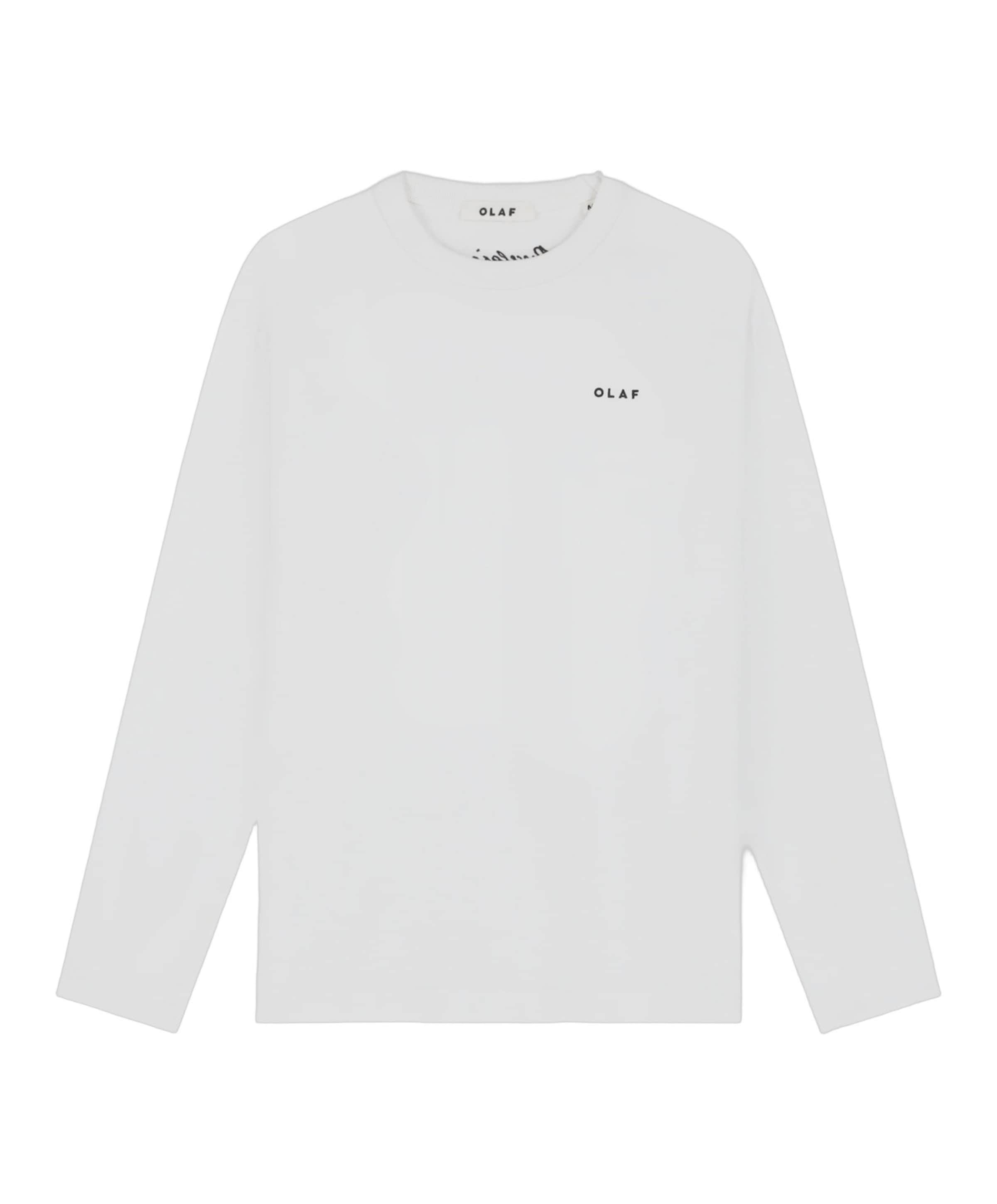 Heren longsleeve wit