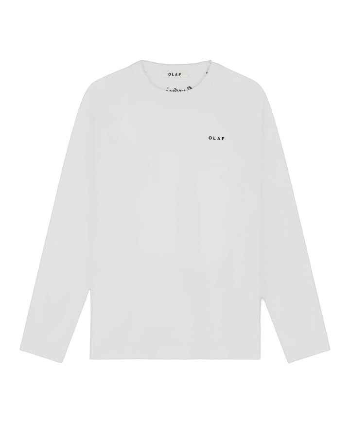 Heren longsleeve wit