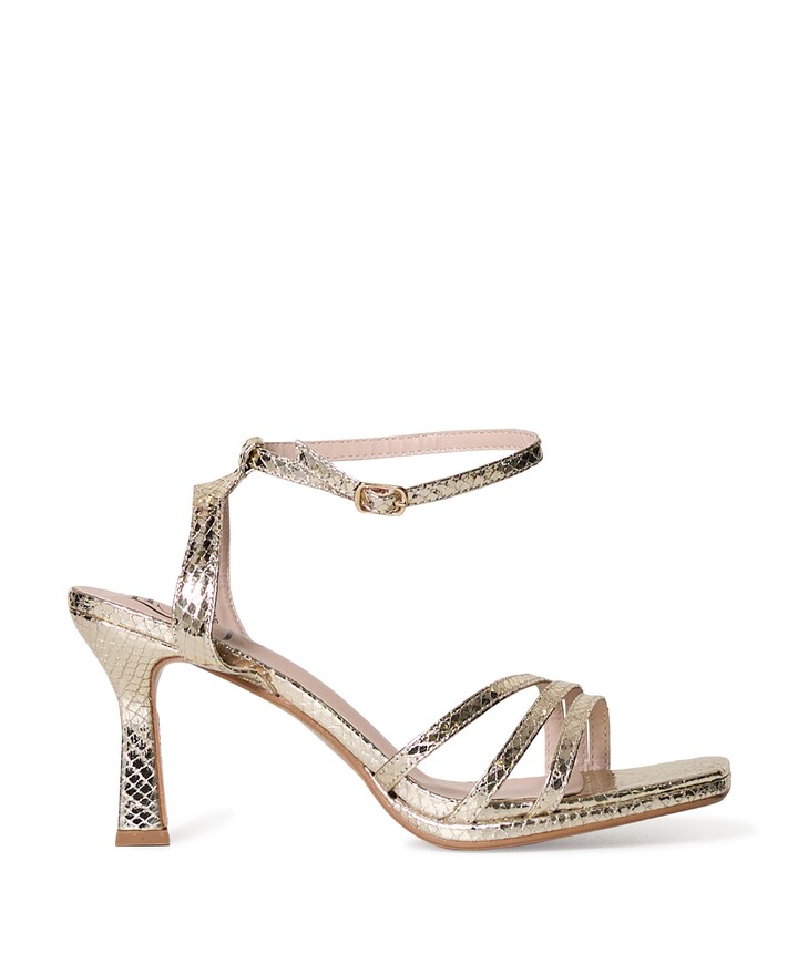 Woly dames sandalets goud