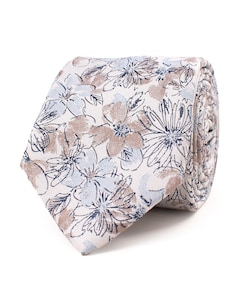 Heren stropdas beige