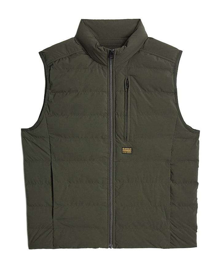 Heren bodywarmer groen