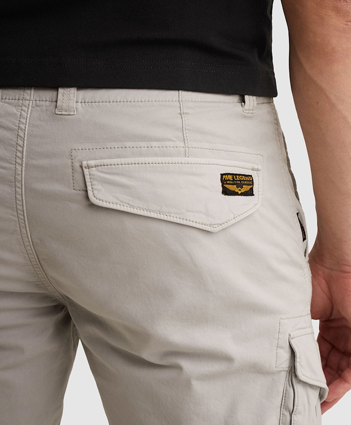 NORDROP CARGO SHORTS STRETCH TWILL heren korte broek beige