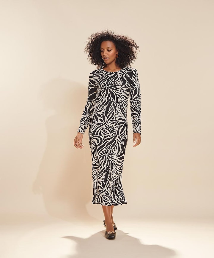 Dames nachthemd grijs