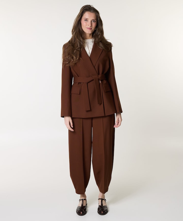 dames broek bruin