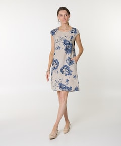 Dames jurk beige