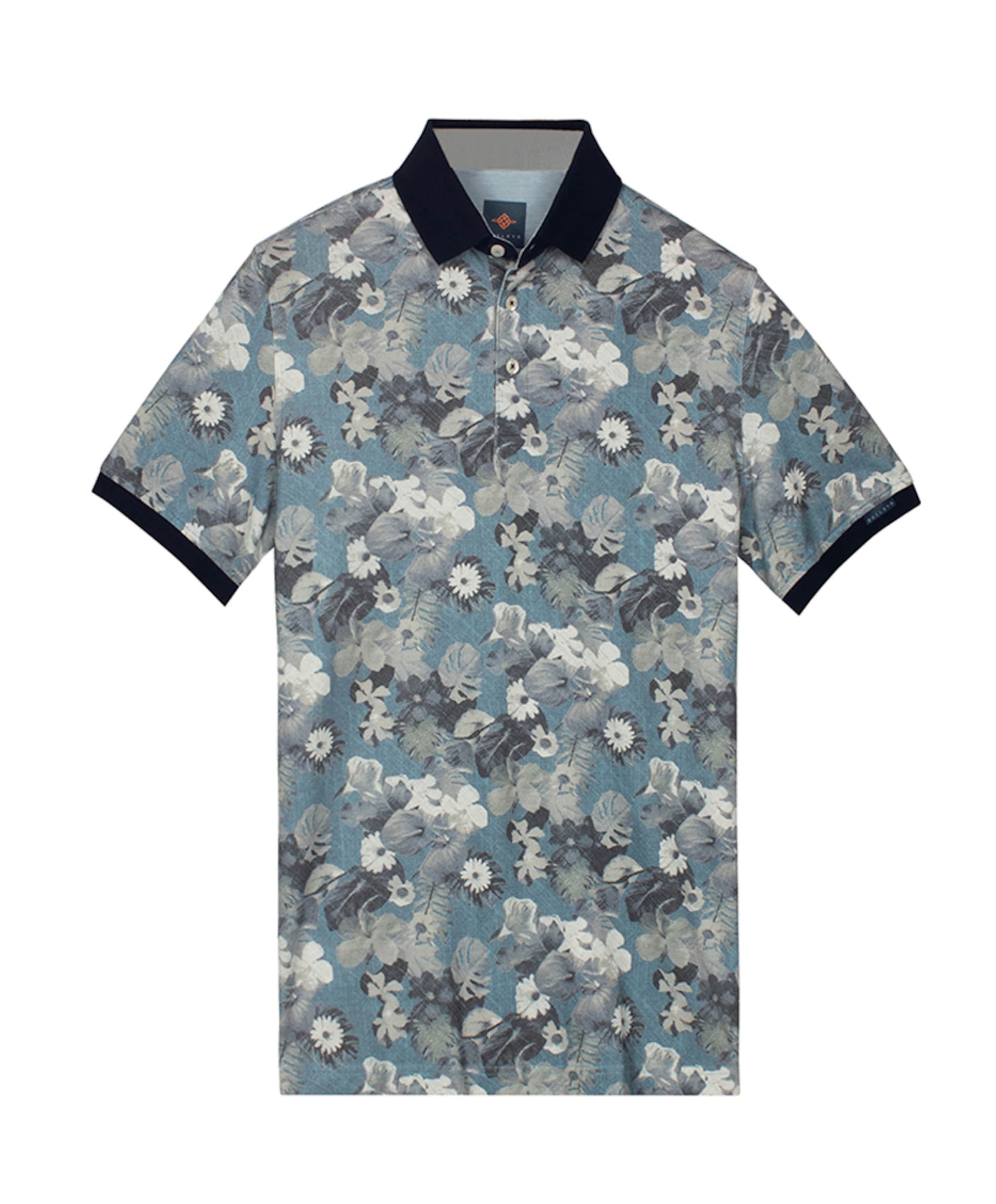 Heren polo blauw