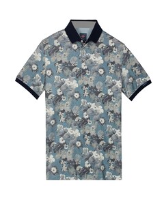 Heren polo blauw