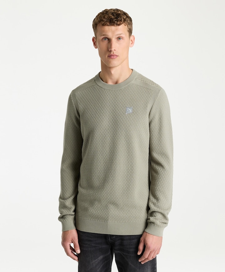 Heren trui groen