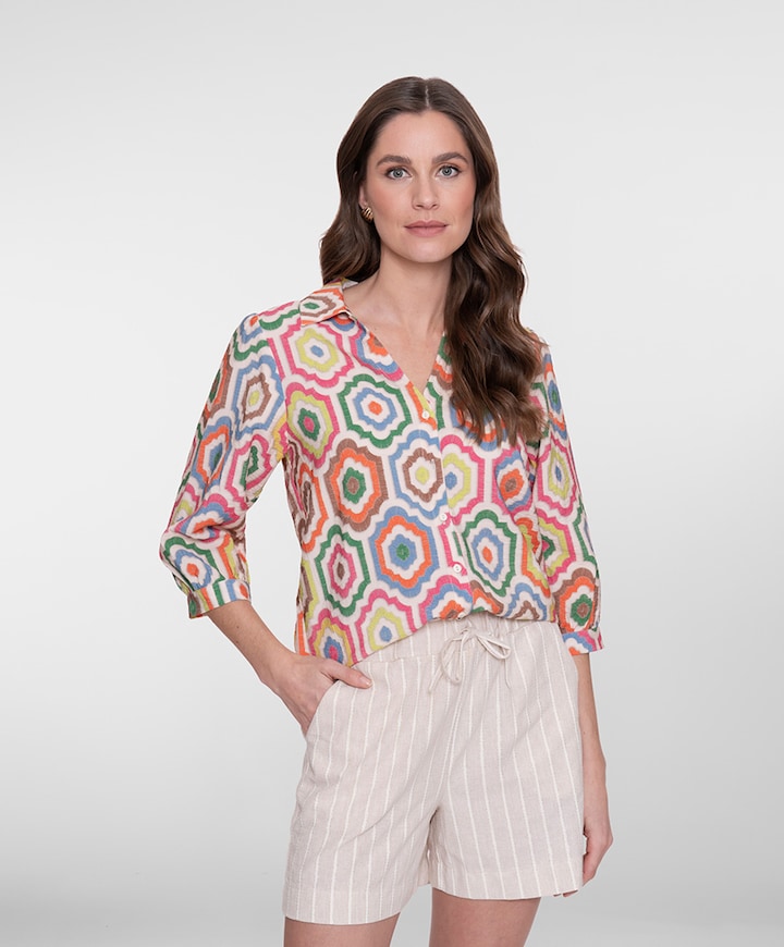 Dames blouse ecru