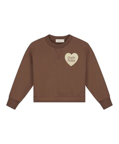Meisjes sweater bruin