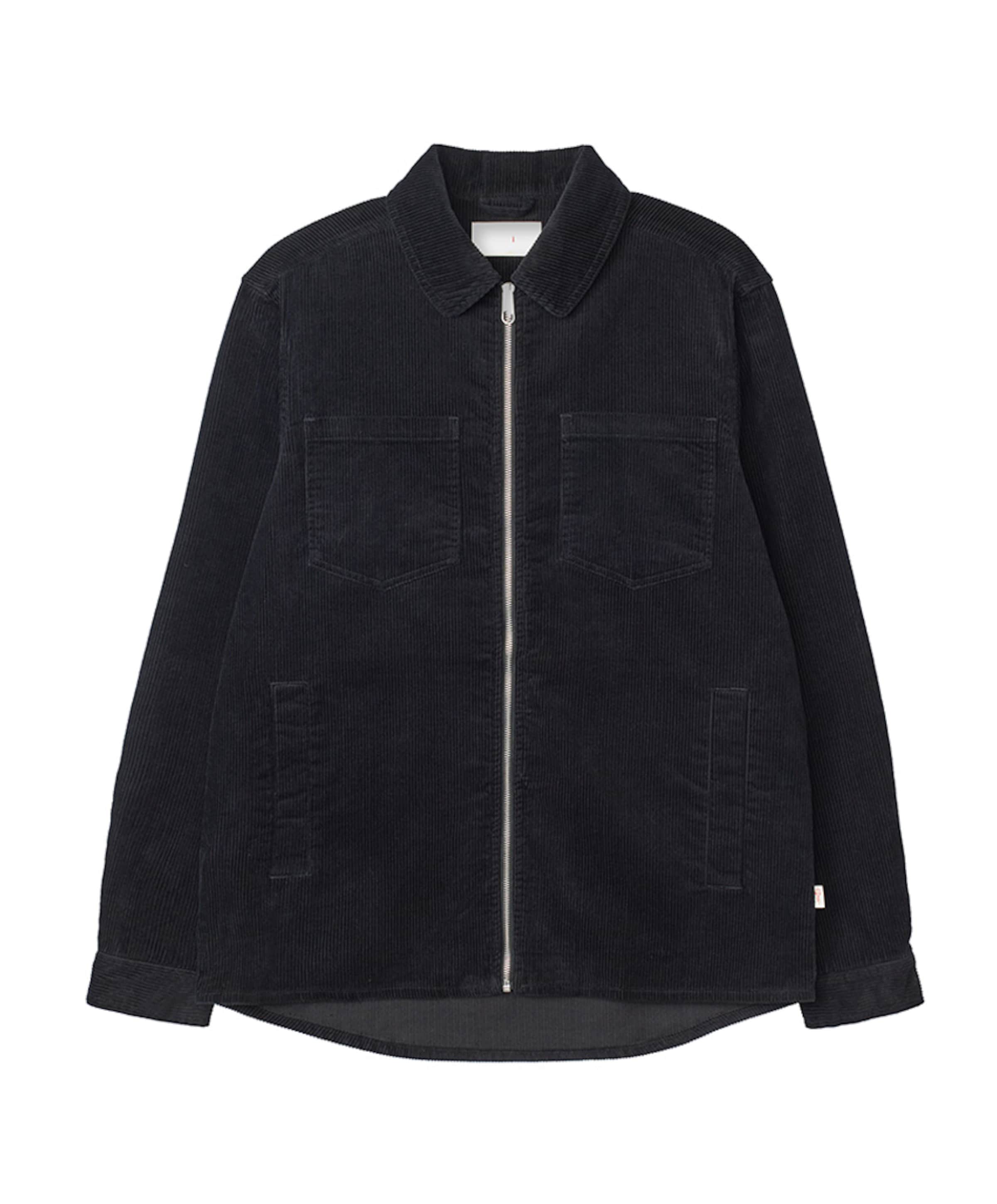 Heren overshirt zwart