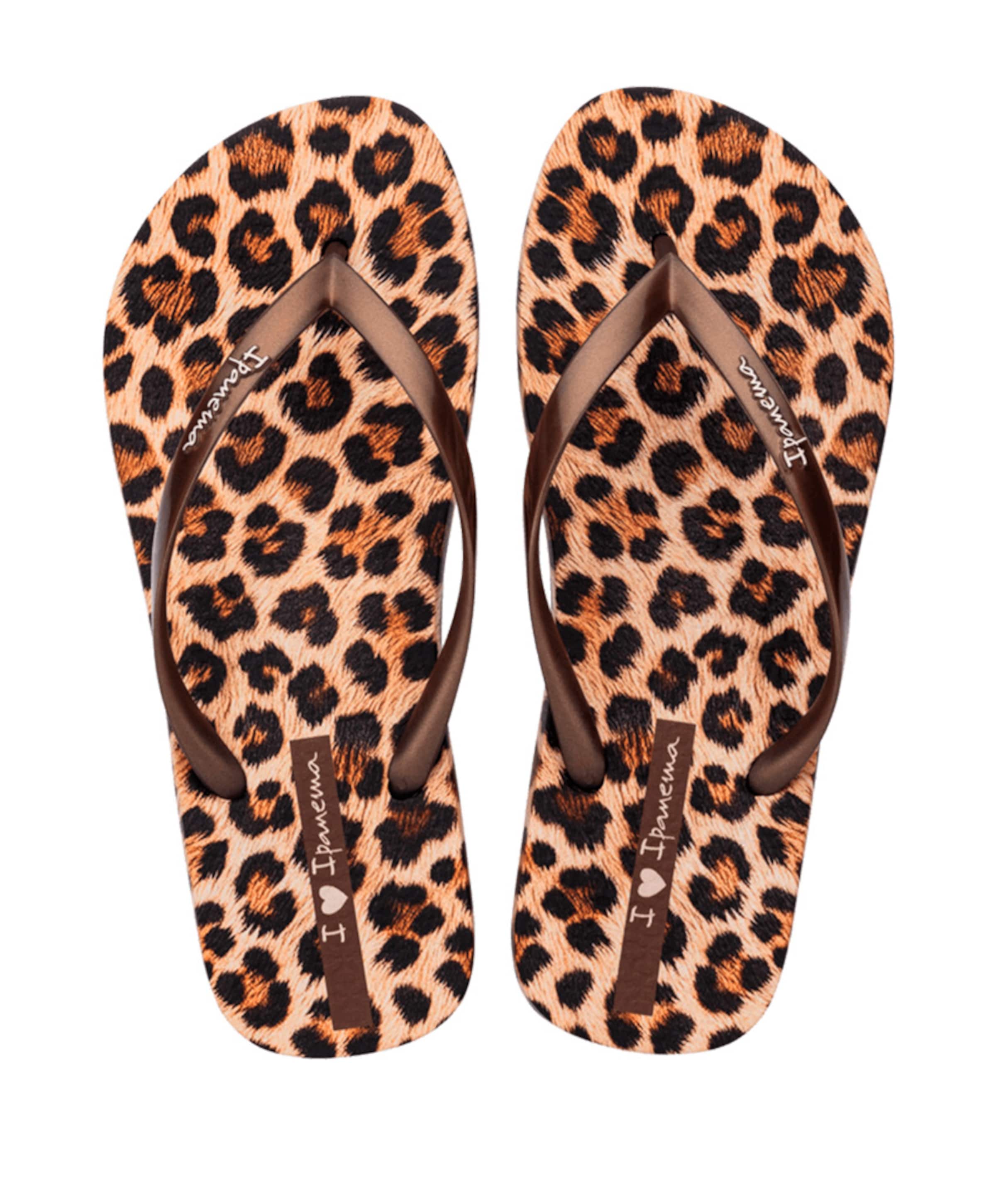 Ipanema Animal Print dames slipper beige