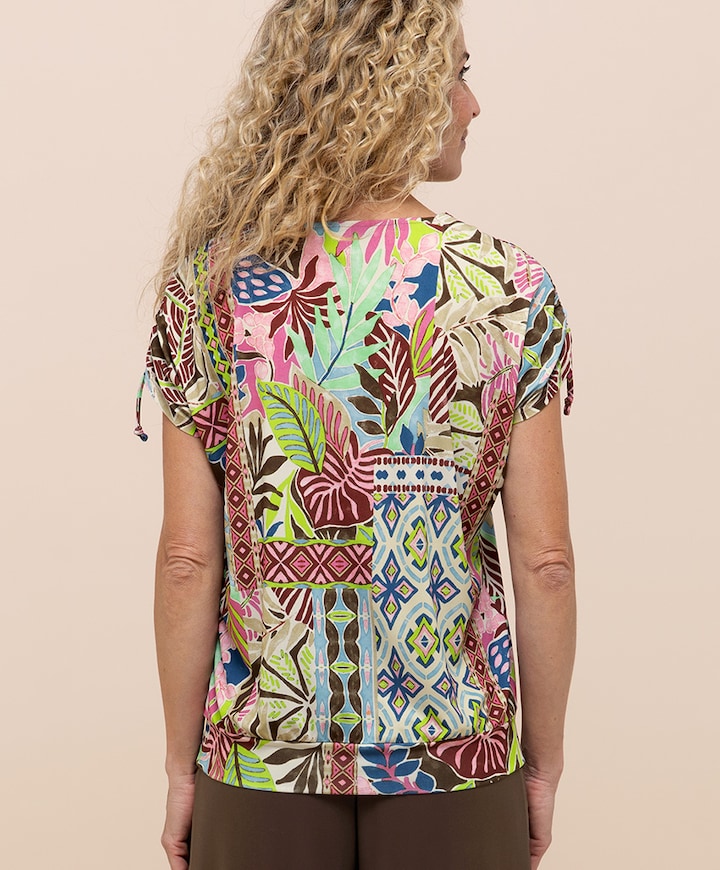 Dames T-shirt multicolor