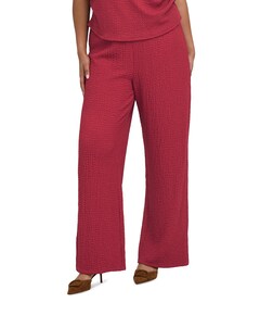 CARERIKKA HW WIDE CRINKLE PNT dames broek rood