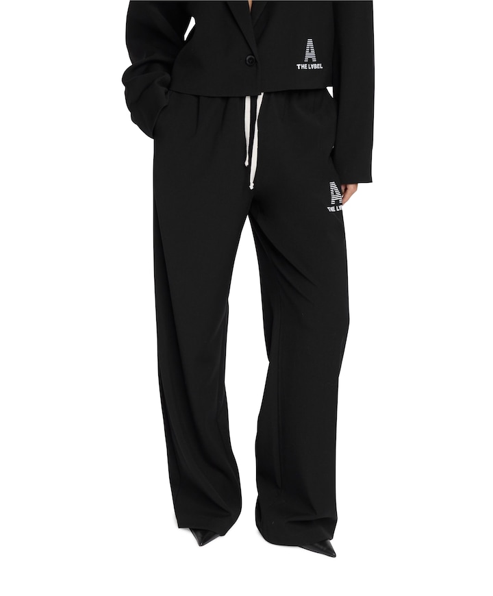 FLOWY PANTS dames broek zwart