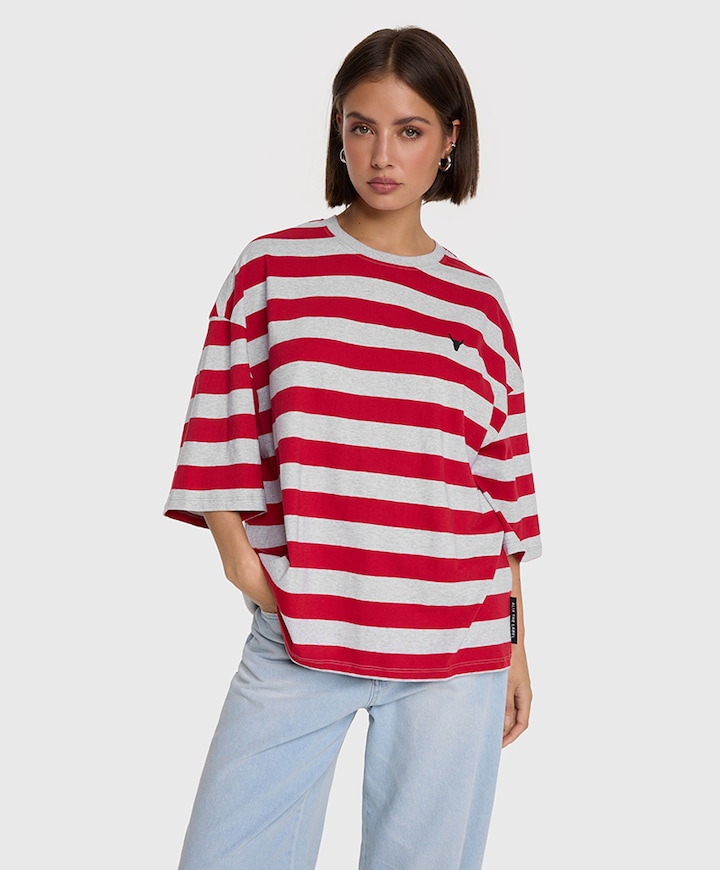 Dames t-shirt rood