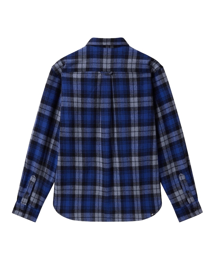 Heren overshirt blauw