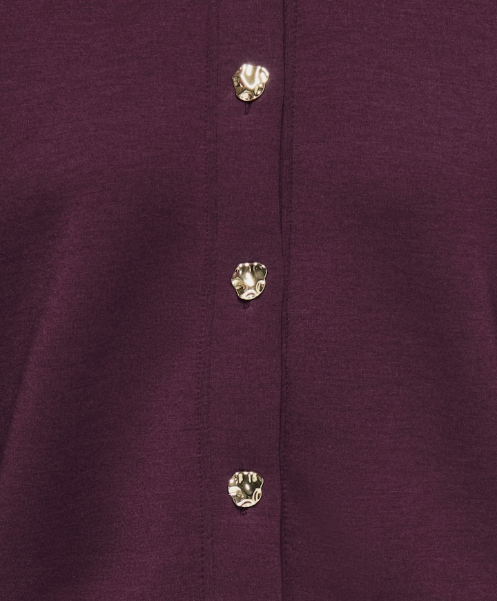 Dames vest bordeaux