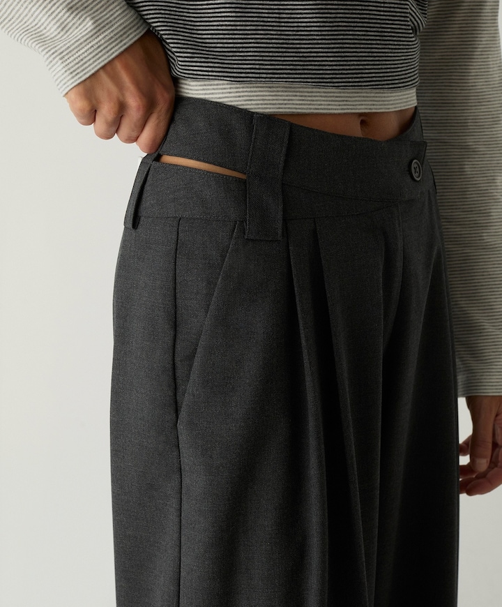 SMITH GREY TAILORED dames broek grijs