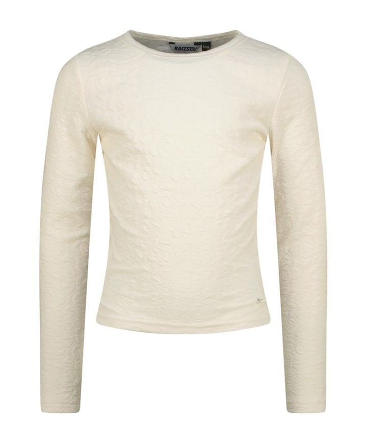 Meisjes longsleeve beige