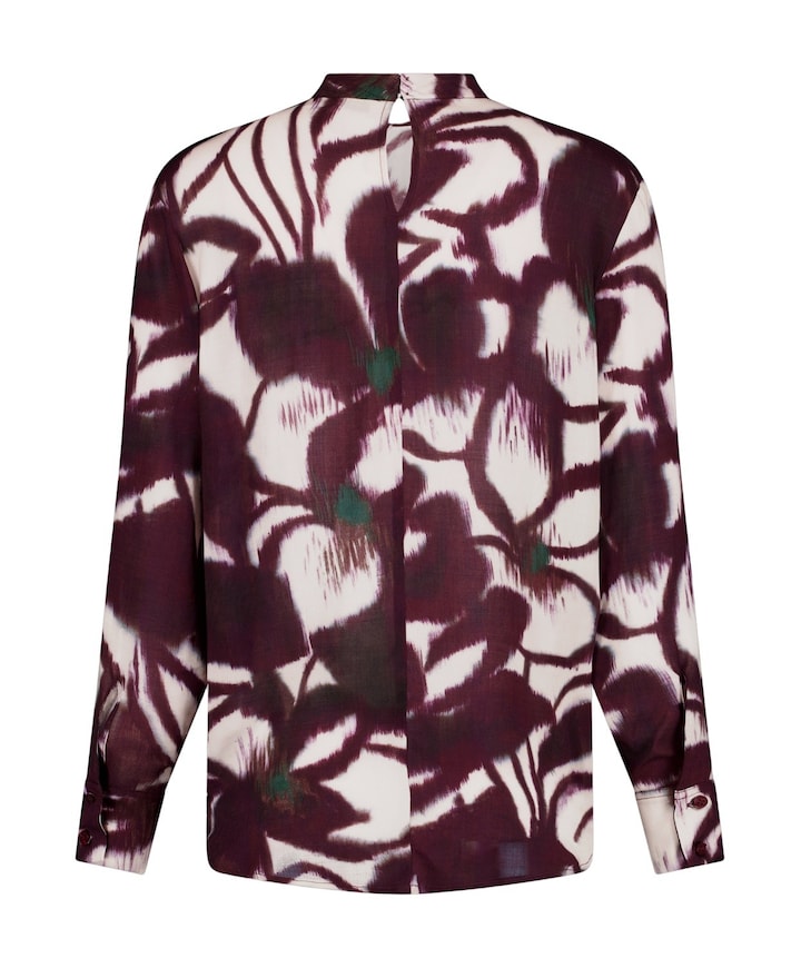 Dames blouse bordeaux