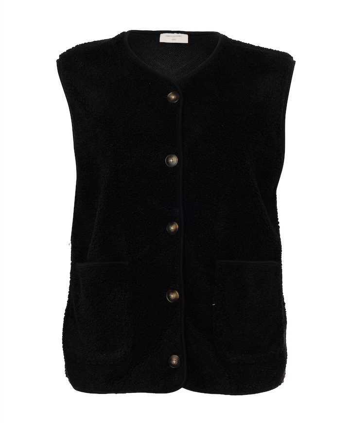 Dames gilet zwart