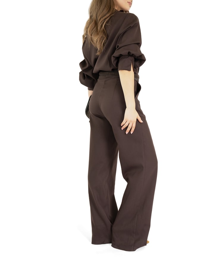 Jumpsuit dames jumpsuit bruin