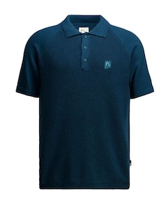 Heren polo blauw
