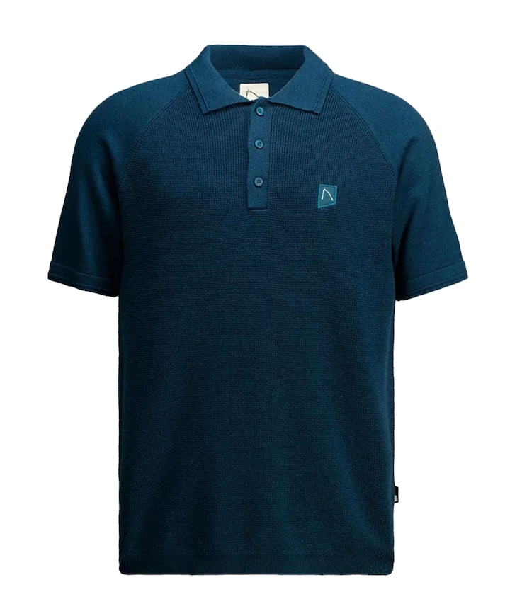Heren polo blauw