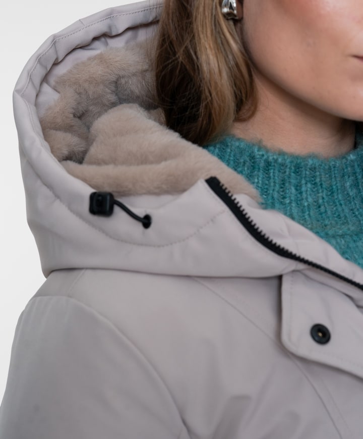 Dames jas beige