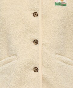 Meisjes gilet ecru