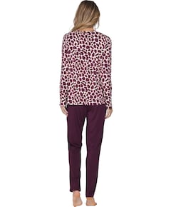Dames pyjamaset bordeaux
