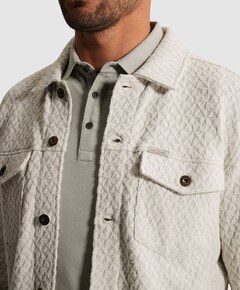 Heren overshirt beige