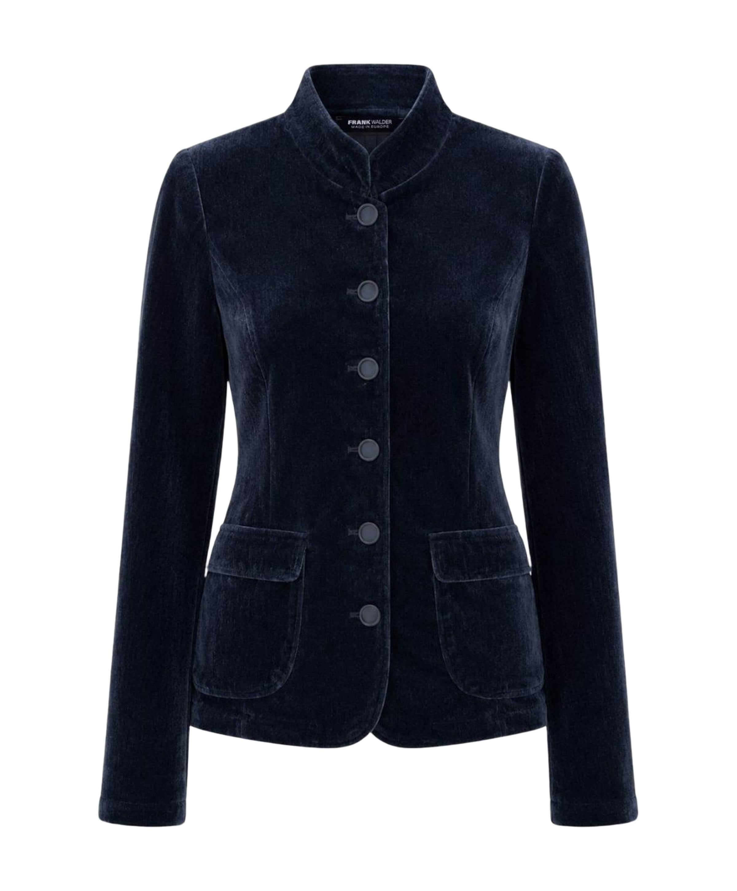 Dames jas blauw