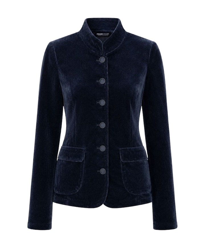 Dames jas blauw