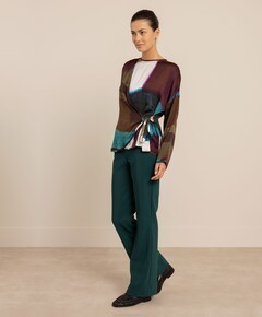 Dames longsleeve multicolor
