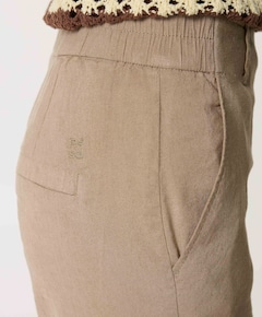 Mara Wide Leg dames broek beige