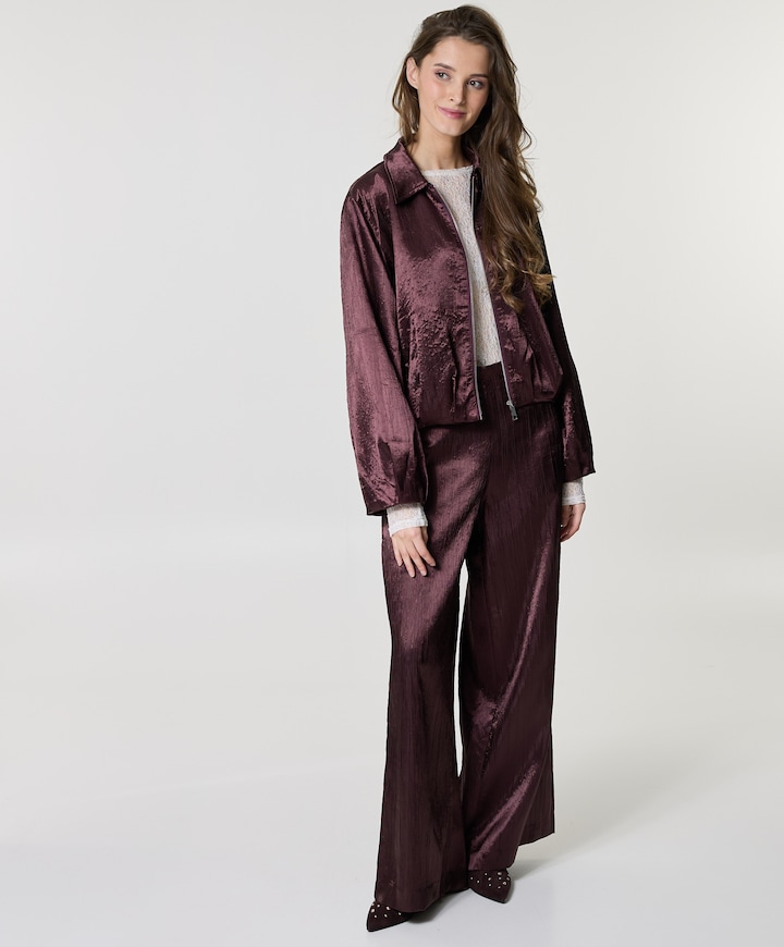 YASTIRA HMW broek bordeaux